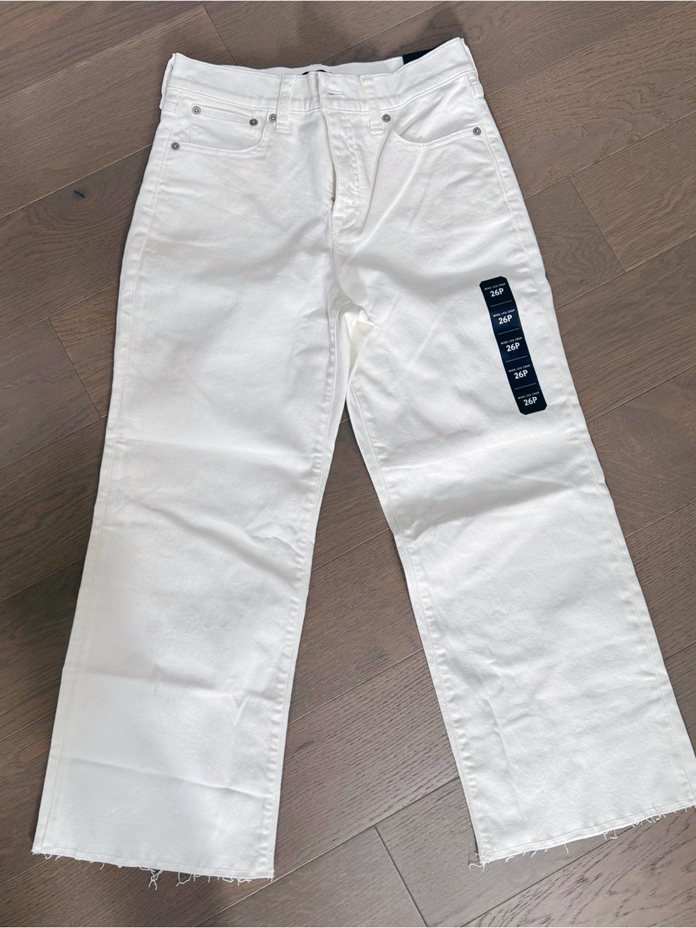 J. Crew Factory Petite Wide Leg Jean